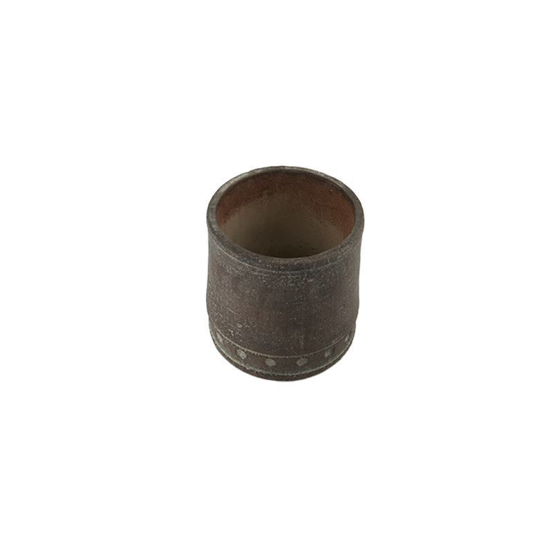 Cassy Cement Pot with Dent Marks - Small (2231-LM3622-0S)