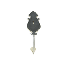 Cream Metal Wall Hook With Clear Knob (9044-TX6725-00)