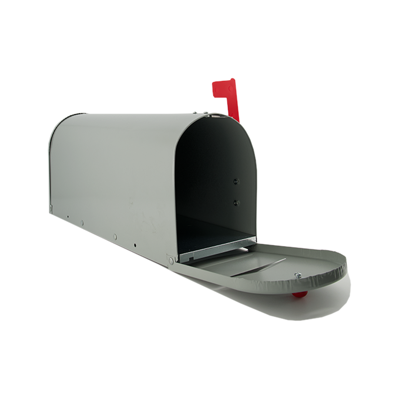DMP - Rural Metal Series Mailbox - Grey (240015)