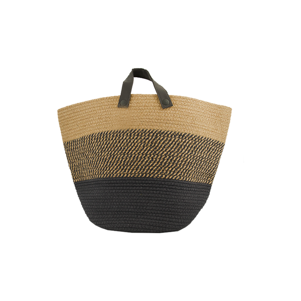 Edward Round Storage Basket With Handle (9956-KM7106-00)