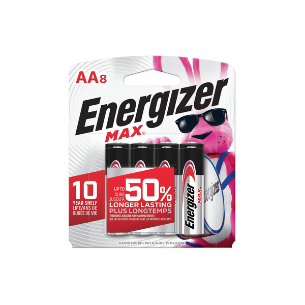 Energizer - 8pk AA Batteries (E-AA)