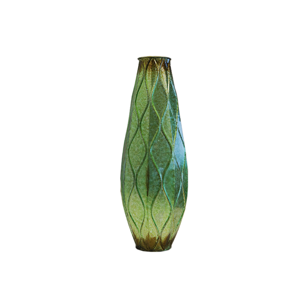 Moa Green Metal Vase (7808-CM1514-00)