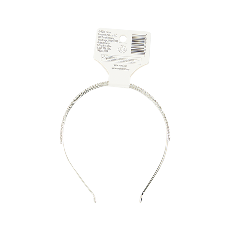 Conair - Silver Rhinestone Embellished Headband (95020C)