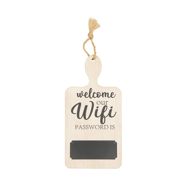 "Welcome: Our WiFi Password Is" Wall Decor (2020-LM3935-00)