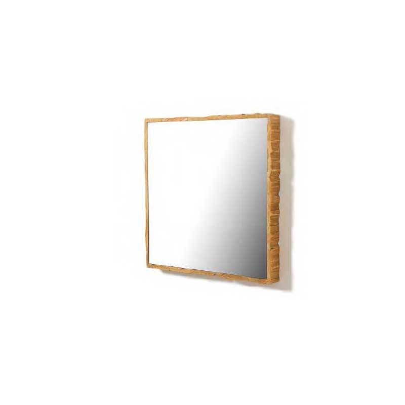 Pierre Square Mirror With Wooden Frame (0037-GM3711-MR)