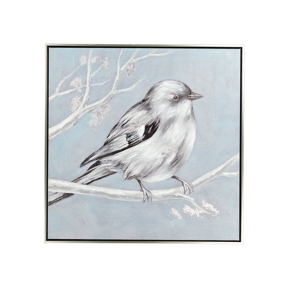 Bird On A White Branch Framed Art (3838-HM8595-00)