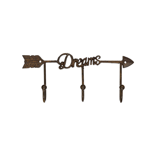 Dream Arrow With 3 Wall Hooks (9642-DM6128-00)
