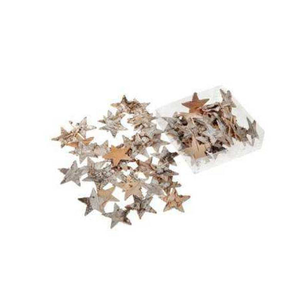 Birch Stars Decorations - 72pcs (M177-400201-00)