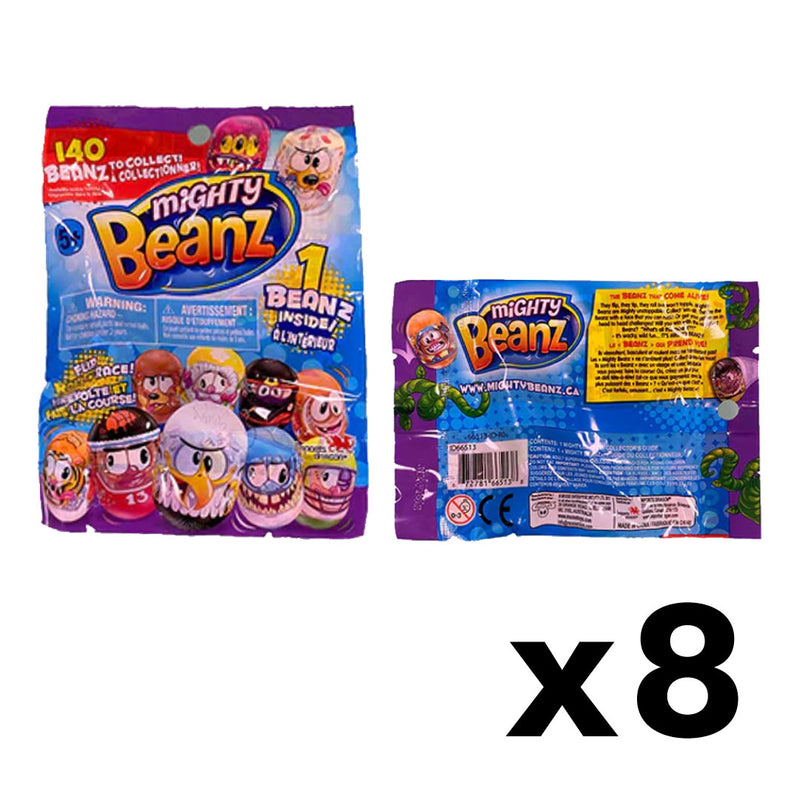 Mighty Beanz - Lot of 8 Mighty Beanz Foil Bag (66513-8)