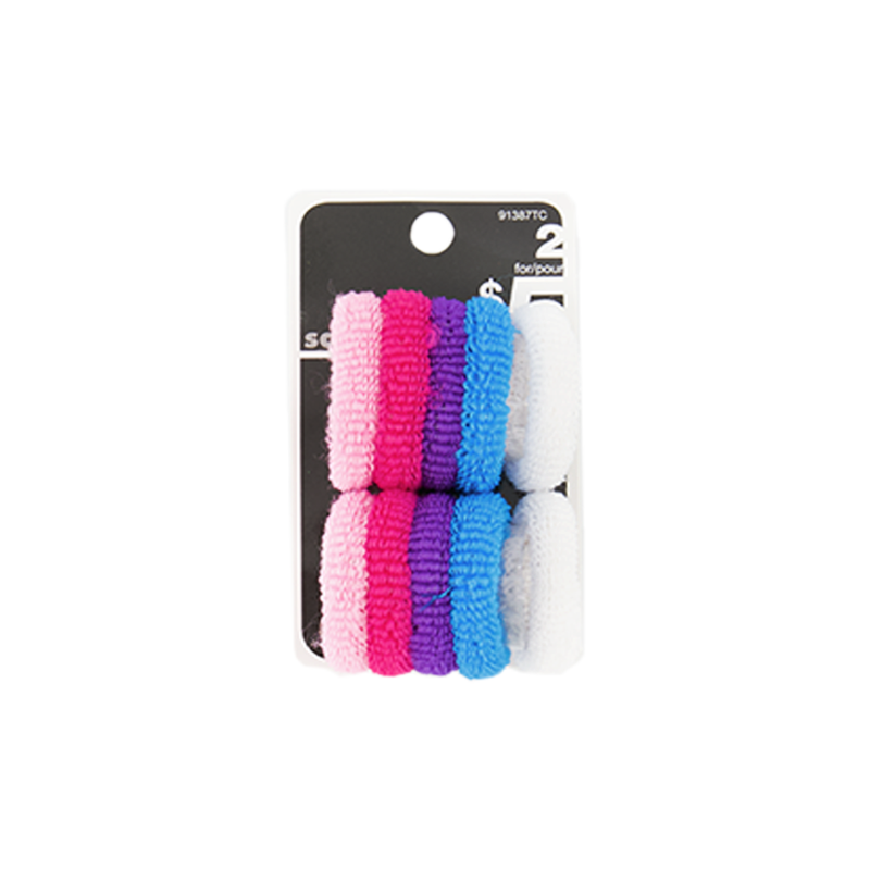 Terry Elastic Conair - 10pk Terry O Elastic (91387TC)