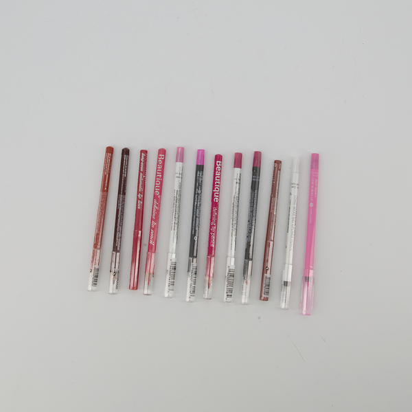 Real Colours - 12 Assorted Lip Liners - Neutral (RC-LIPLINER-12-NEUTRAL)