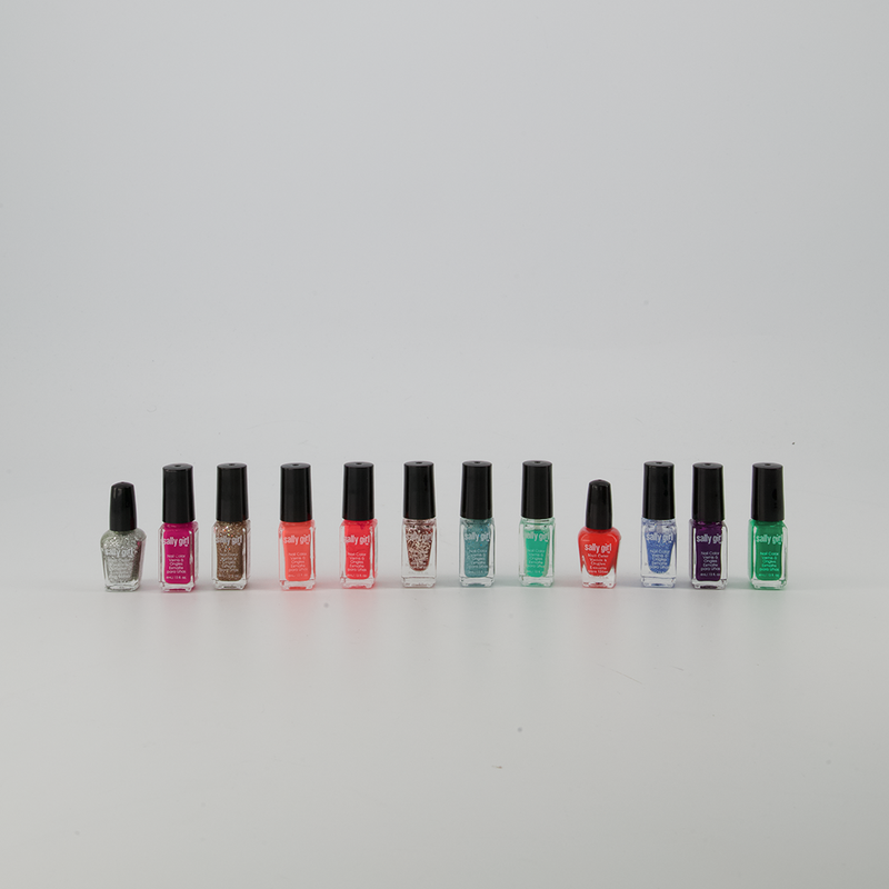 Real Colours - 12 Assorted Mini Nail Polish (RC-MININAIL-12)