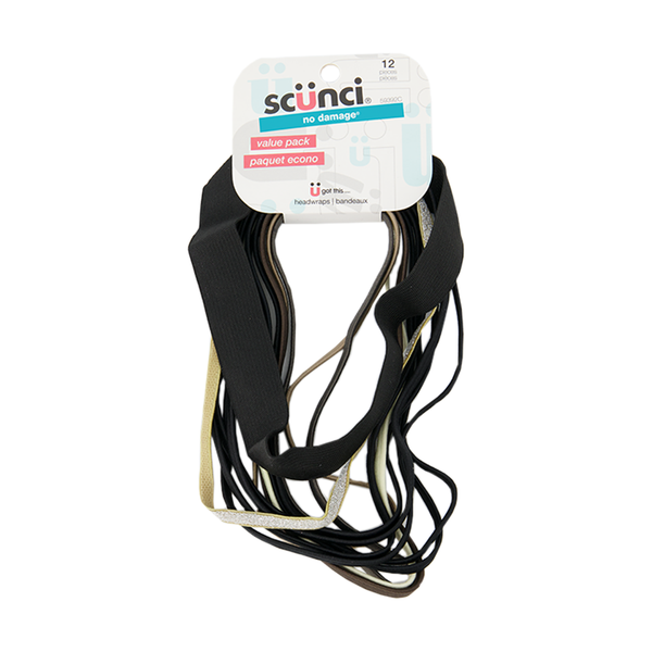 Conair - Scunci 12pk Mixed Headwrap (5939203A024C)