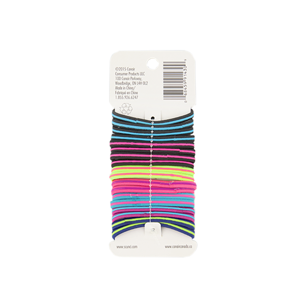 Conair Scunci 18pk Silicone Elastics 91430TC