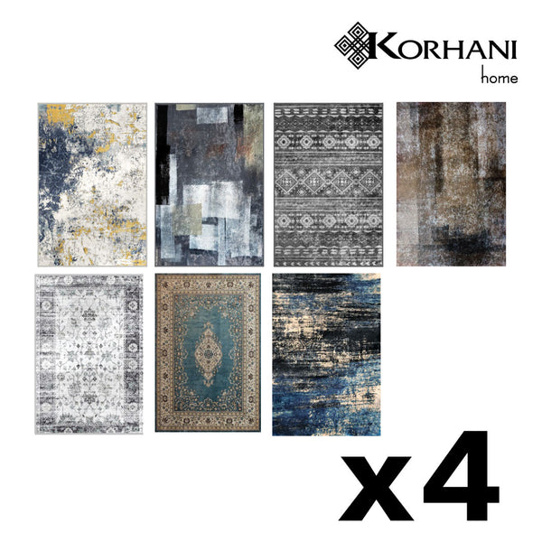 4 Assorted Korhani Rugs from Group 4 Rug (RUGS-GROUP04-4)