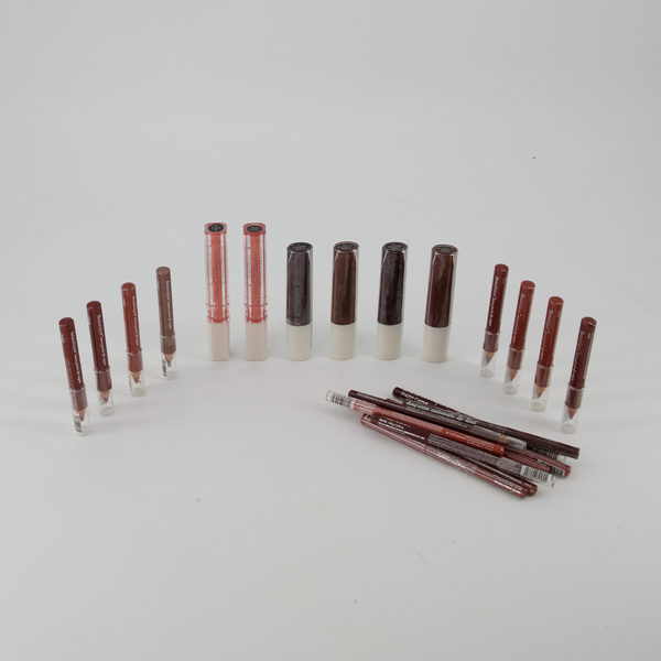 Real Colours - 24 Assorted Lip Products (Neutral) - NEW