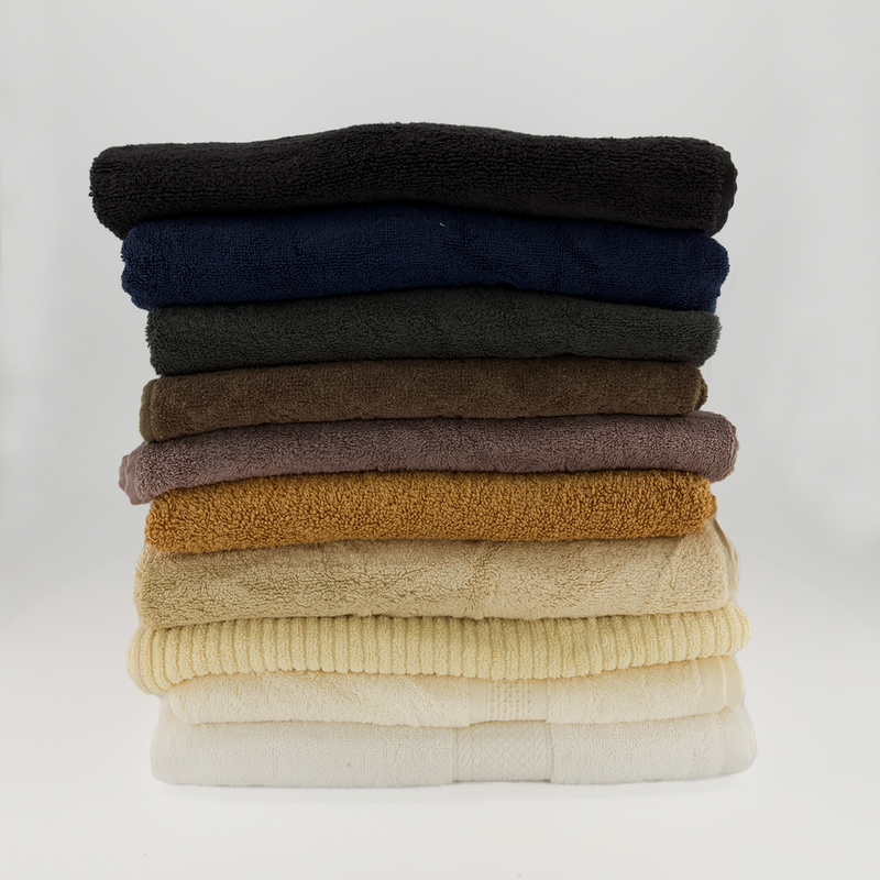 10 Pack of Neutral Plush Bath Towels