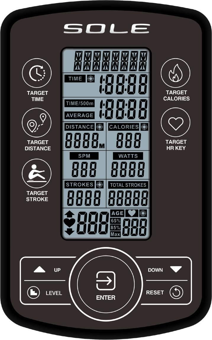 SOLE - SOLE Fitness Water Rower (SRW250)