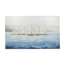 Sailing Boat At Sea Paint On Wood (0018-PM0266-0W)