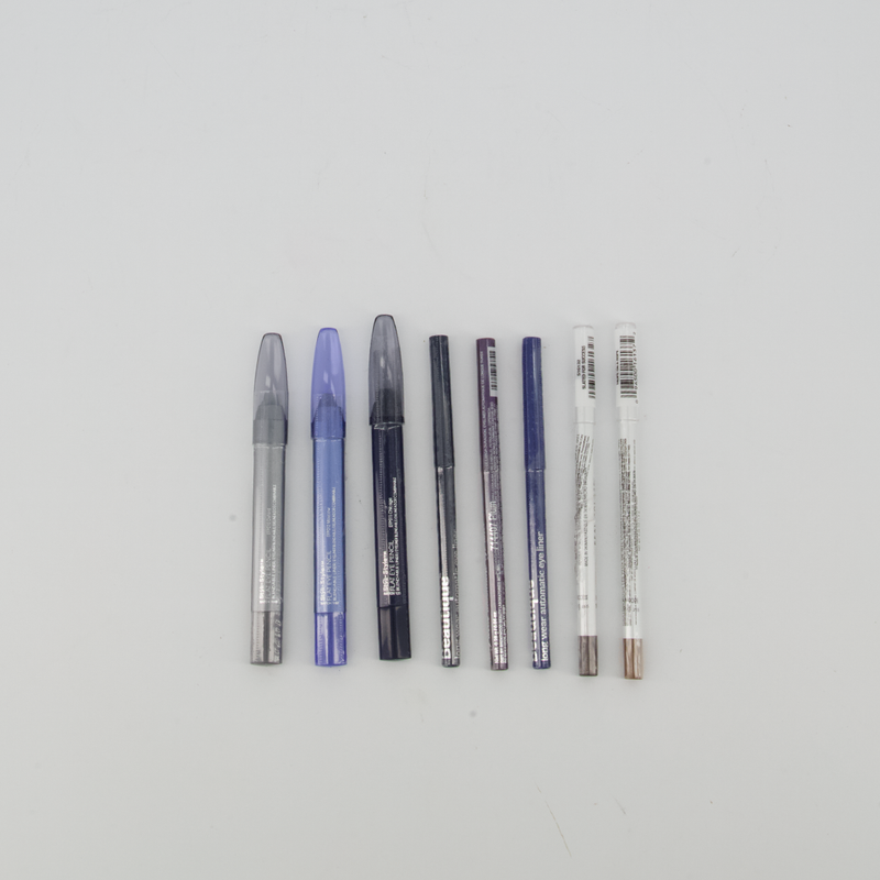 Real Colours - 8 Assorted Eye Liner - Blues/Purples - NEW