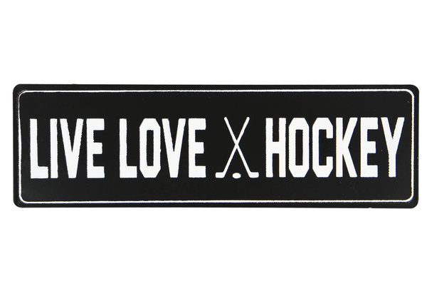 Live, Love, Hockey Wall Plaque (9044-BM1994-00)