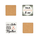 Hockey Resin Coaster - S/4 (9044-BM1995-S4)