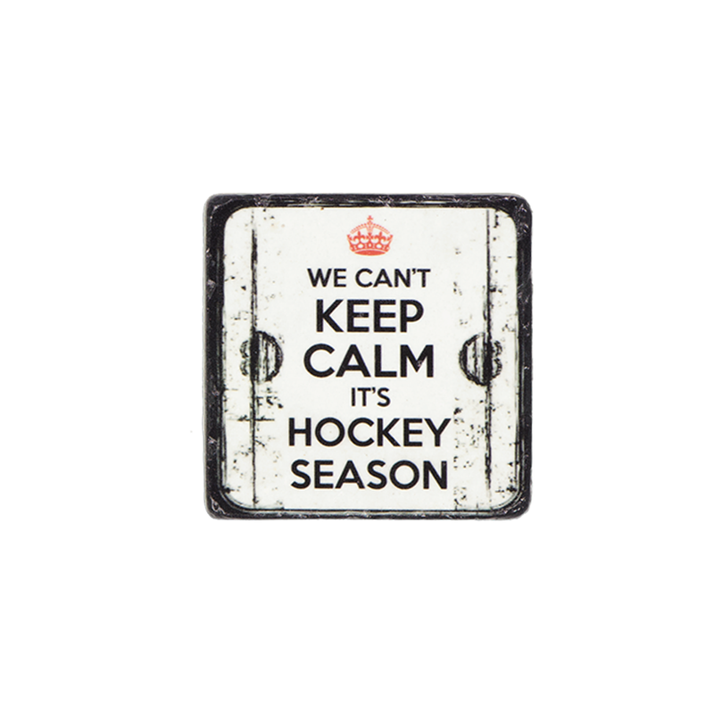 Hockey Resin Coaster - S/4 (9044-BM1995-S4)