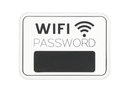 Wifi Password Iron Wall Plaque (9044-BM1983-00)