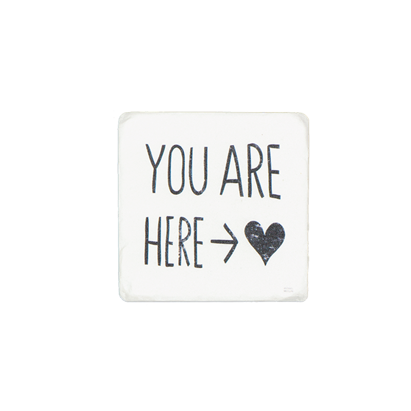 "Love" Resin Coaster S4 (9044-NM8063-S4)