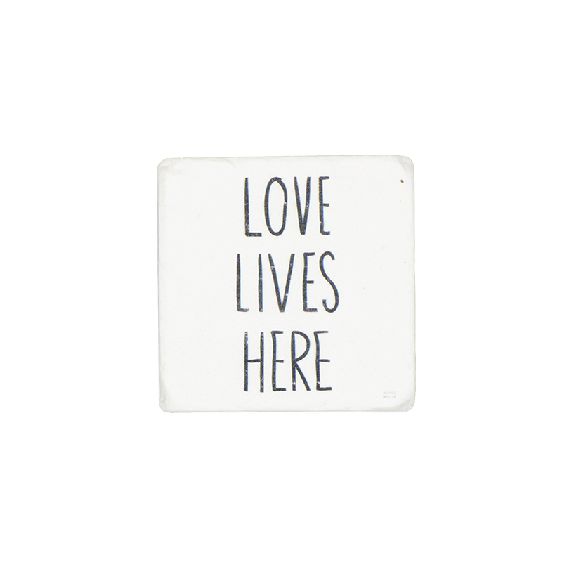 "Love" Resin Coaster S4 (9044-NM8063-S4)