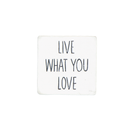 "Love" Resin Coaster S4 (9044-NM8063-S4)