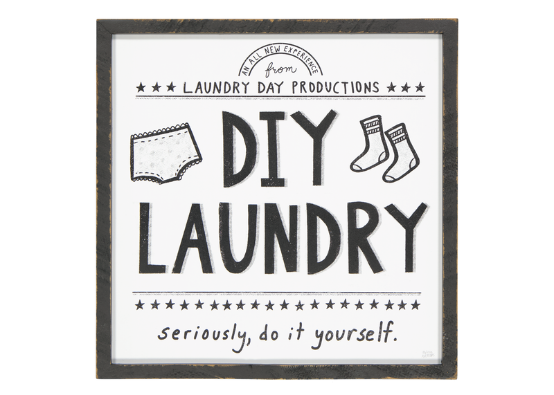 "Diy Laundry" Wall Plaque (9044-NM8066-00)