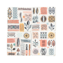 [9044-NM8068-S4] Set Of 4 Kebe Resin Coaster