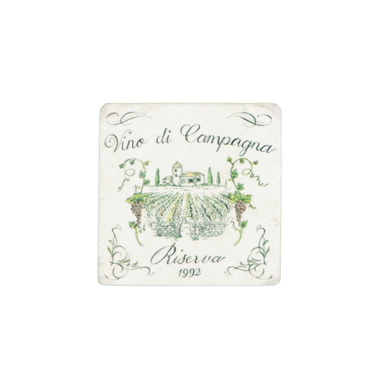 Vintage Wine Resin Coasters - S/4 (9044-HM8190-S4)
