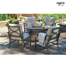 Agio - Evanston 5PC Fire Table Set (EVANSTON-5PC-FIRETABLE)