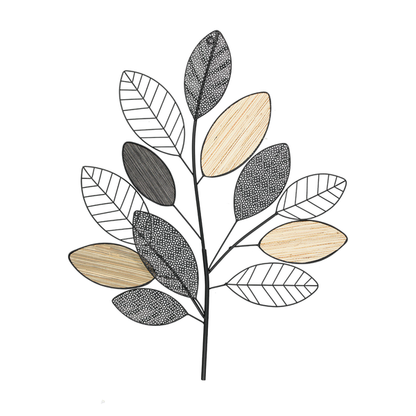 Zussie Leaves Metal Wall Decor (7168-KM7025-00)