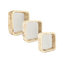 Birch Bark Wall Hanging - Set of 3 (300340)