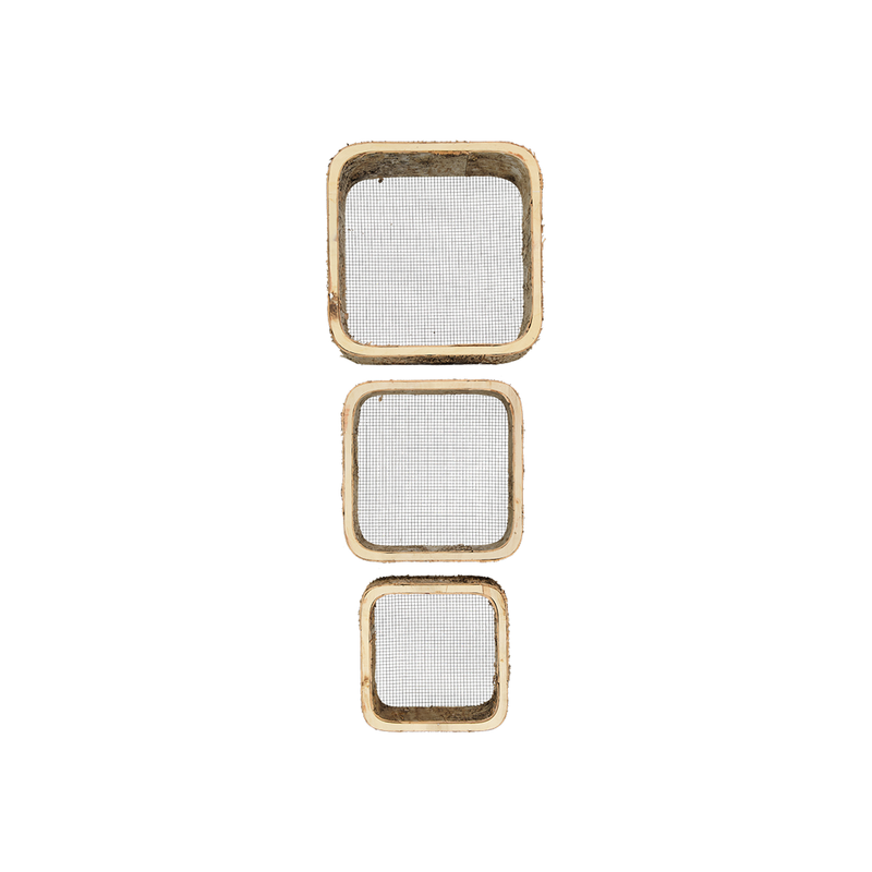 Birch Bark Wall Hanging - Set of 3 (300340)