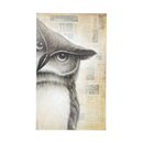 Black And White Owl Painting (0013-AM6758-00)