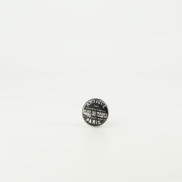 Black & white Ceramic Door Knob (4156-AM8122-00)