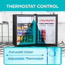 Black+Decker - 2.5 Cu. Ft. Compact Fridge W/ Freezer (BCRK25B)