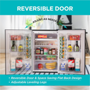 Black+Decker - Large Compact Fridge W/ Freezer Compartments (BCRK43B)