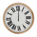 Bobang Round MDF Roman Numbers Wall Clock (7199-JM2631-CK)
