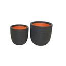 Capi - 2-PC Europe Planter (1869879-BLK)