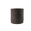 Large Cassy Cement Pot with Dent Marks (2231-LM3620-0L)