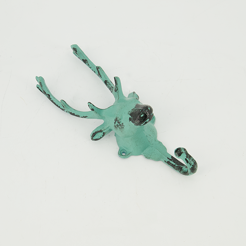 Cast Iron Reindeer Hook (7168-AX1343-BL)