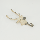 Cast Iron Reindeer Hook (7168-AX1345-WH)
