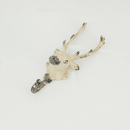 Cast Iron Reindeer Hook (7168-AX1345-WH)