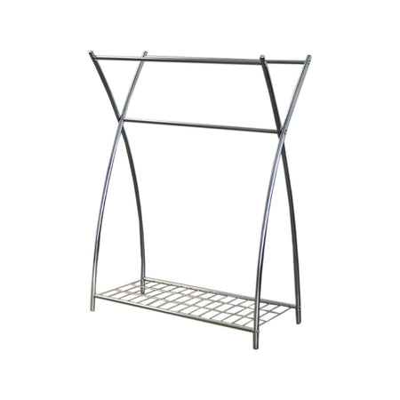 Cross Standing Towel Rack With Bottom Shelf (3120-GM3731-00)