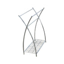 Cross Standing Towel Rack With Bottom Shelf (3120-GM3731-00)